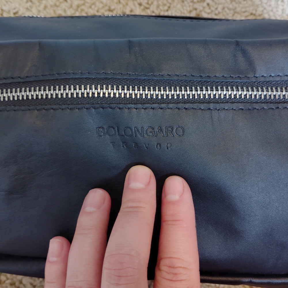 Black Skull Imprint Cosmetic Bag View 6